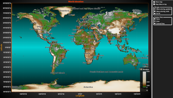 WorldElevationXY