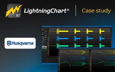 Husqvarna develops a real time data app using LightningChart