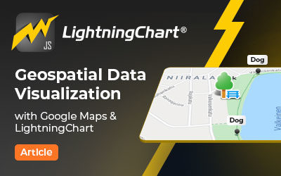 Geospatial data visualization with Google Maps & LightningChart