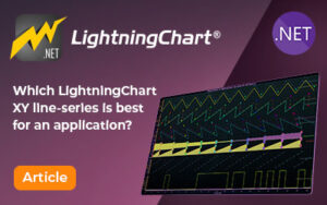 LightningChart XY line series is best for an application newspost