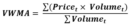 Volume-Weighted-Moving-Average-Formula