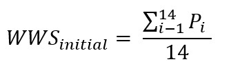 welles wilder smoothing-Formula-Initial