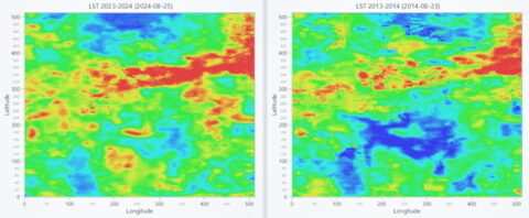Python Urban Heat Analysis With LightningChart Python