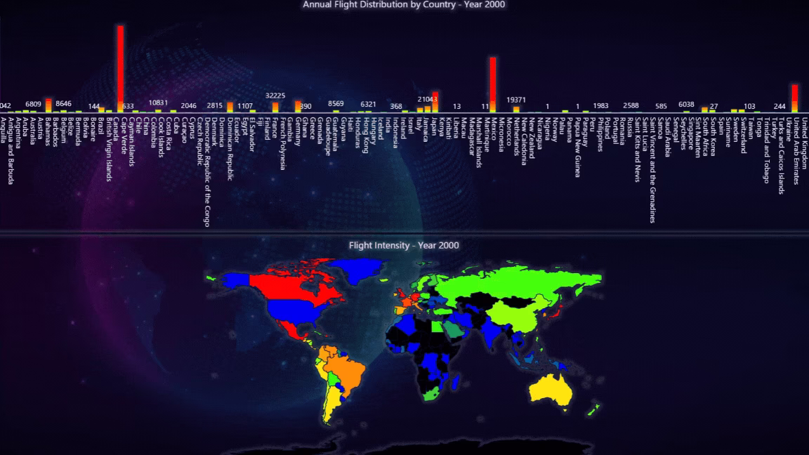 Air-Traffic-Data-Visualization-MapChart