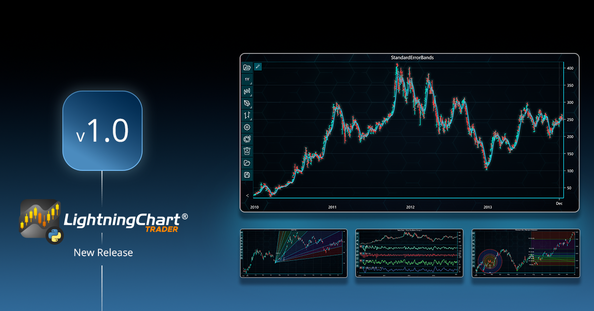 Announcing LightningChart Python Trader 1.0