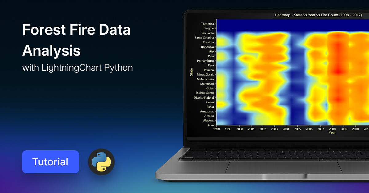 Creating A Forest Fire Analysis With LightningChart Python