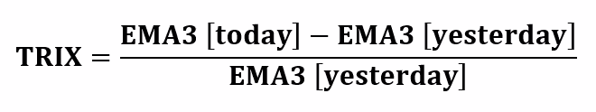 Triple-Exponential-Average-Formula