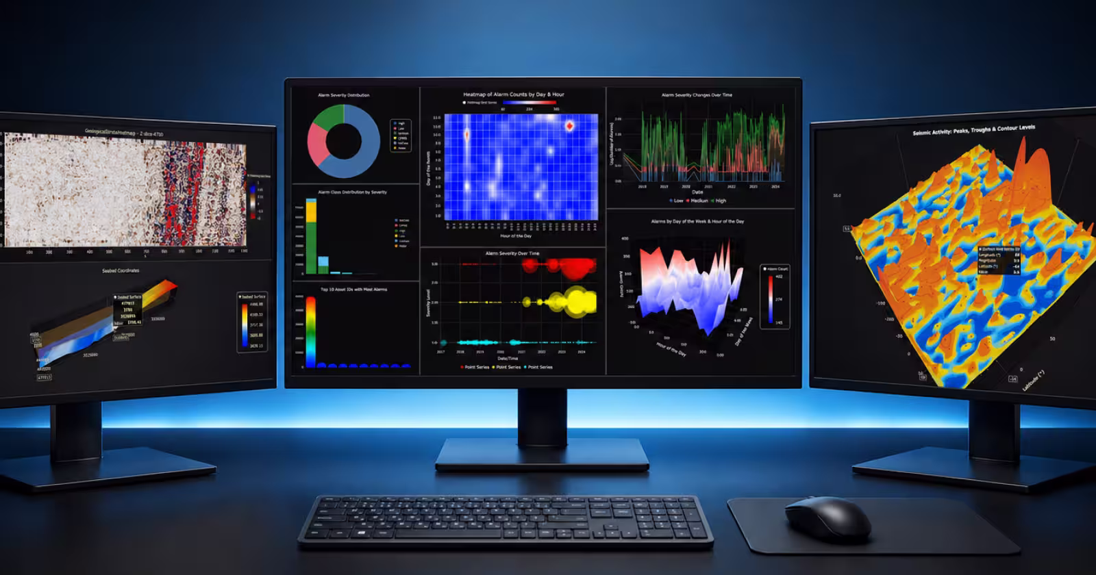 Graphs displaying performance data and approval